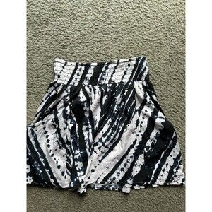 ELEMENT Brand Skater Skirt Skate Brand Vintage Y2K Black & White Sz M